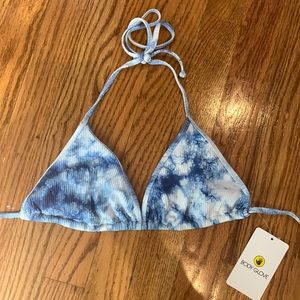 Body Glove Tie Dye Ribbed Bikini Top